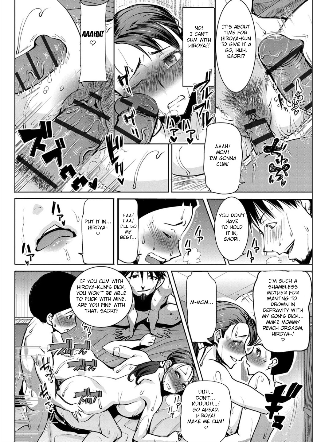 Hentai Manga Comic-Exposing My Family Series-Read-163
